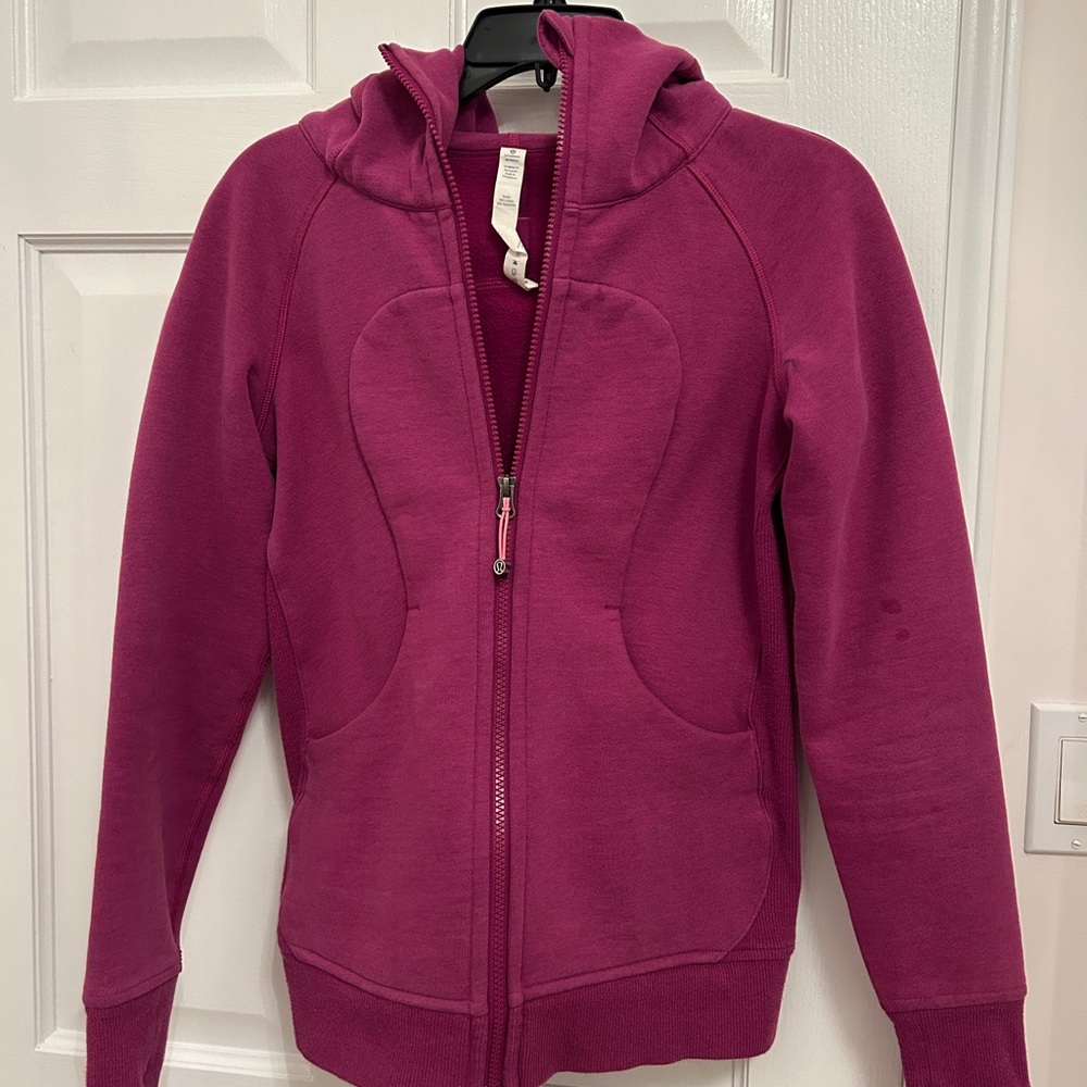 Lululemon Athletica Fuchsia Zip-Up Jacket